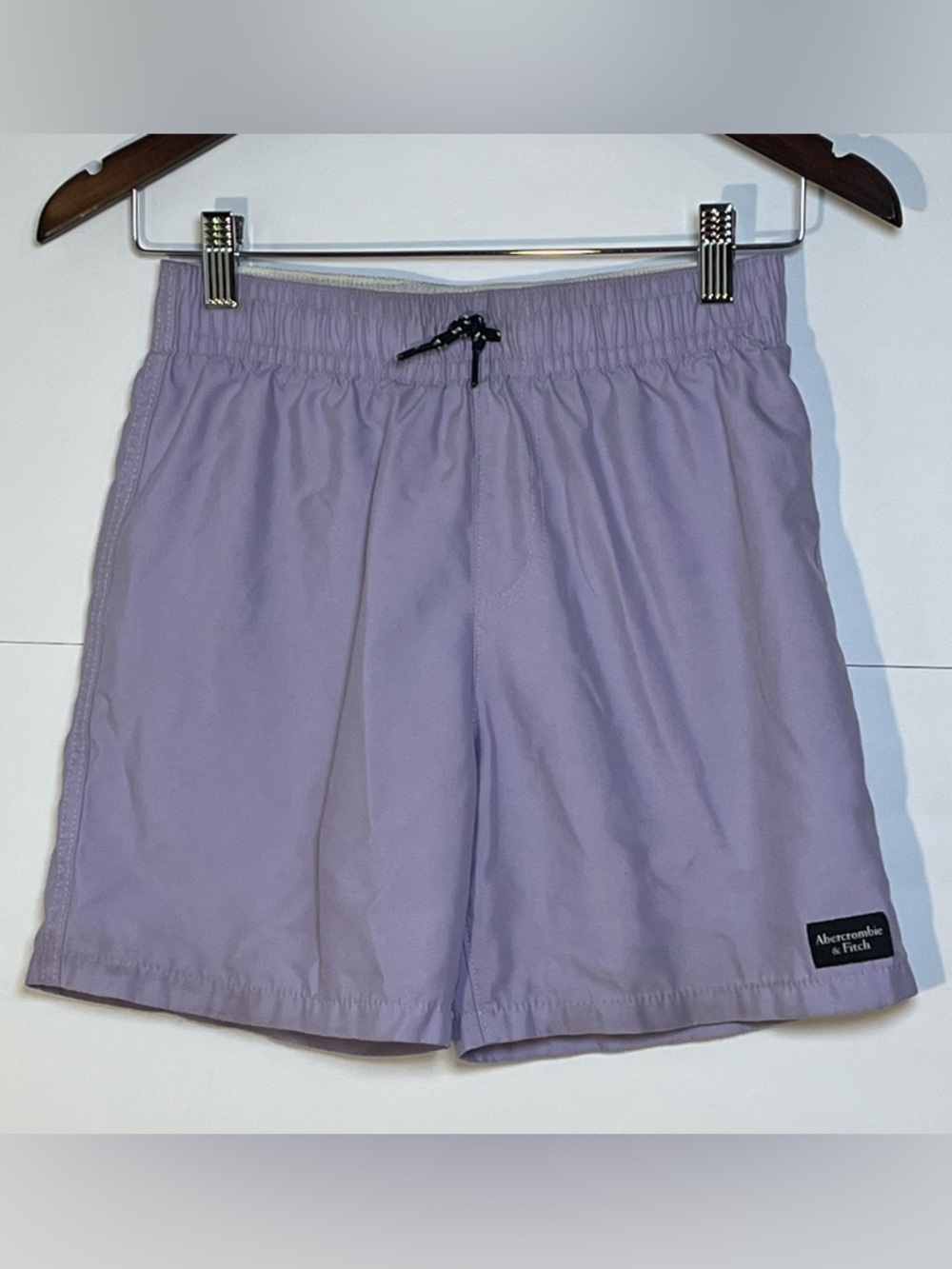 Abercrombie Kids Boys Swim Shorts Purple Drawstring Pockets 11/12